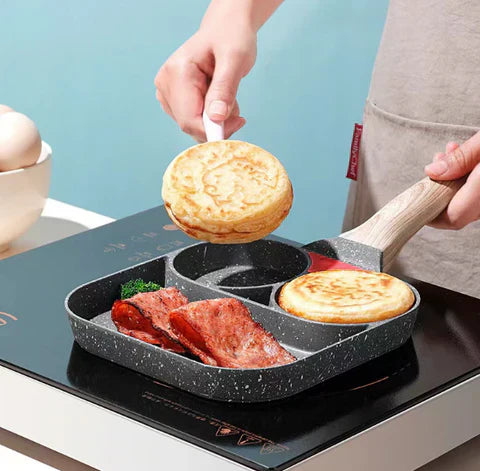 SARTEN ANTIADHERENTE 3 EN 1 - COZINHA PRÁTICA E SALUDÁVEL